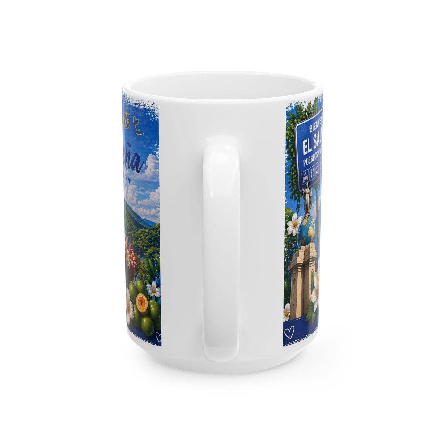 Taza "Orgullosamente Salvadoreña" - Edición Nostalgia y Patria (11oz, 15oz)