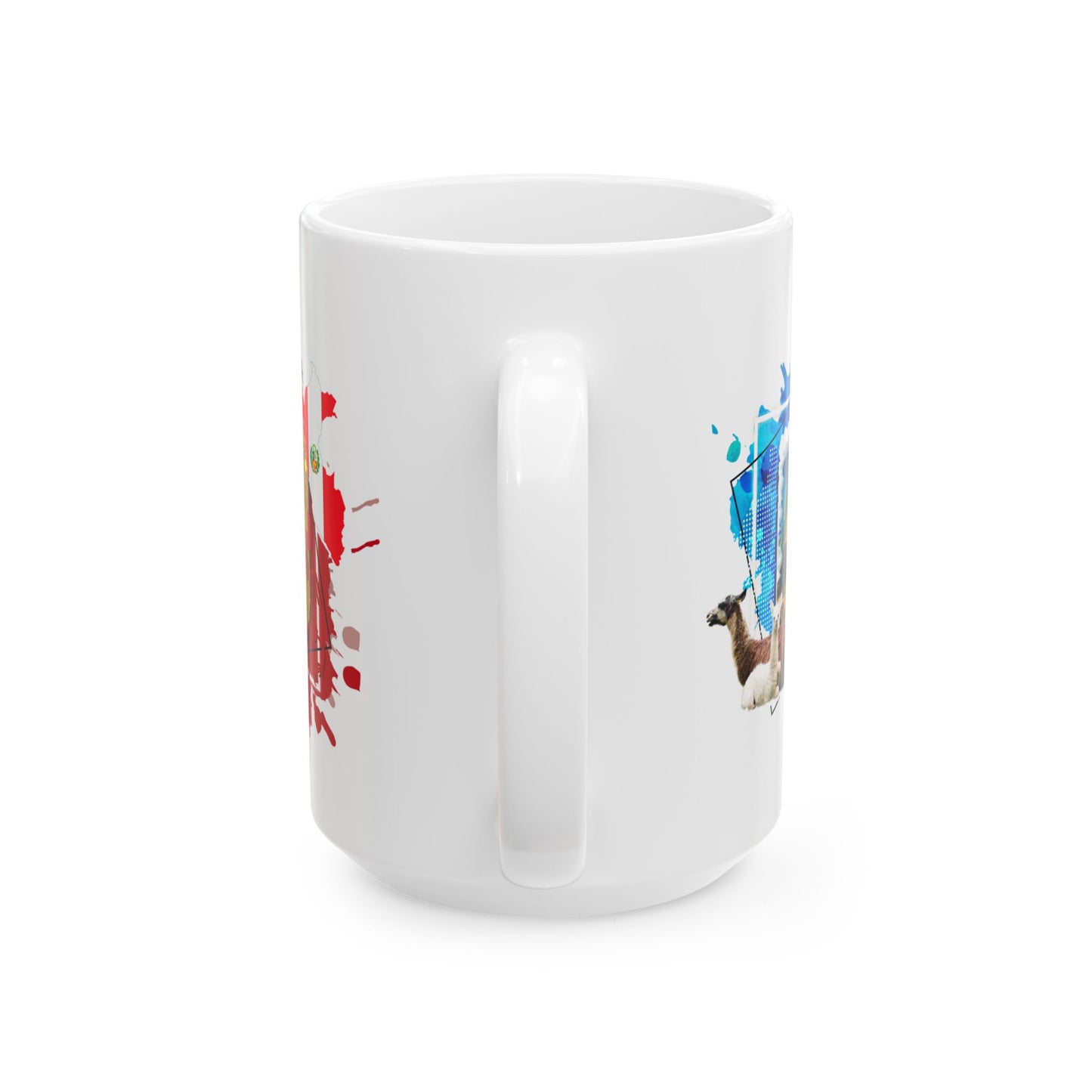 Perú Pride Ceramic Mug – Taza de Café Perú - Paisaje Peruano (11oz, 15oz)