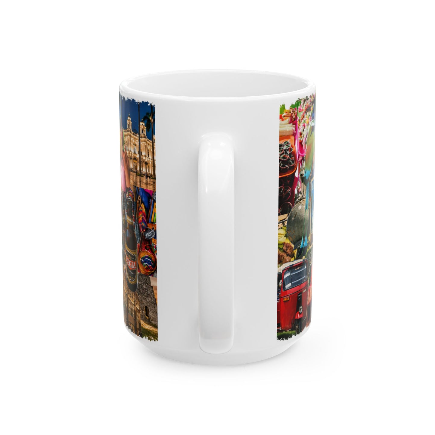 Taza "El Salvador: Sabor y Color" - Edición Collage Cuscatleco (11oz, 15oz)
