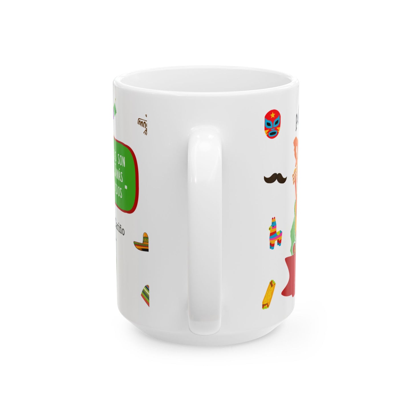 Mexican Ceramic Mug - "La mejor Mexicana" Coffee Cup (11oz, 15oz)