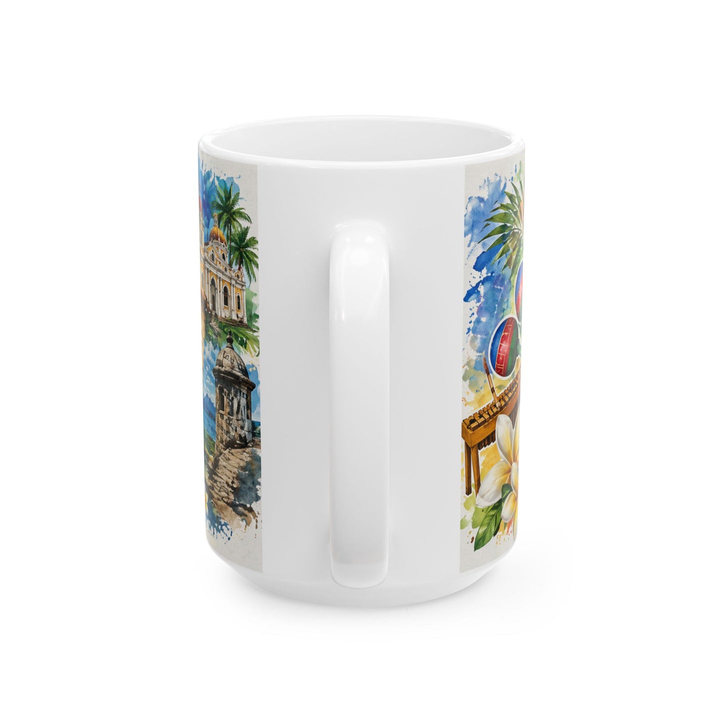 Taza "Folclore Nica" - El Güegüense y Sonidos de Mi Tierra (11oz, 15oz)
