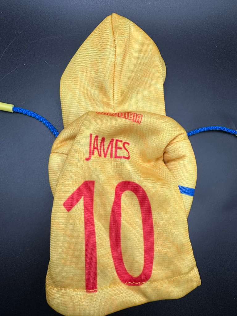 Mini Hoodie de la Selección de Colombia #10 James para Palanca de Cambios y Botellas