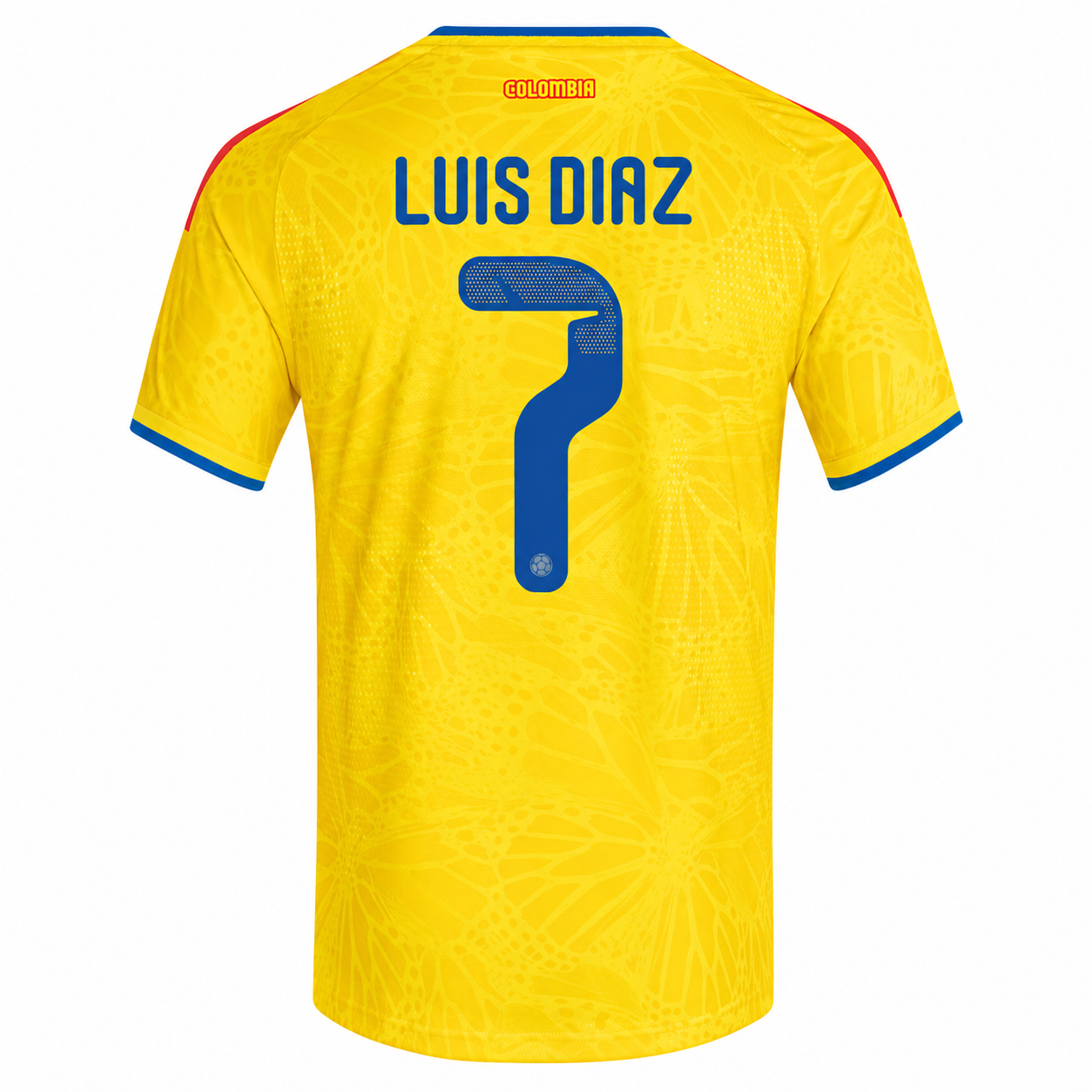 Jersey Colombia Fútbol 2026 - Slim Fit Calidad Premium - Luis Díaz