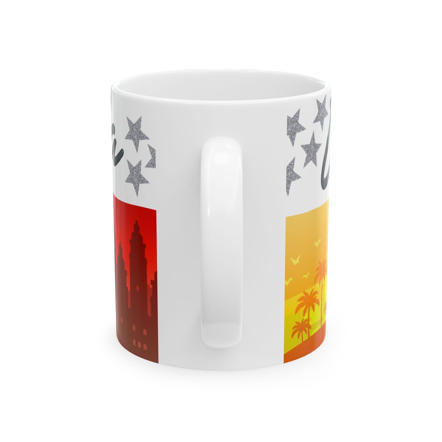 Taza Venezuela - Diseño Horizonte de Paisajes & Estrellas (11oz, 15oz)