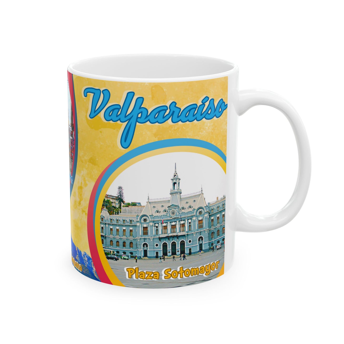 Taza "Valparaíso: Puerto de Colores" - Patrimonio de Chile (11oz, 15oz)