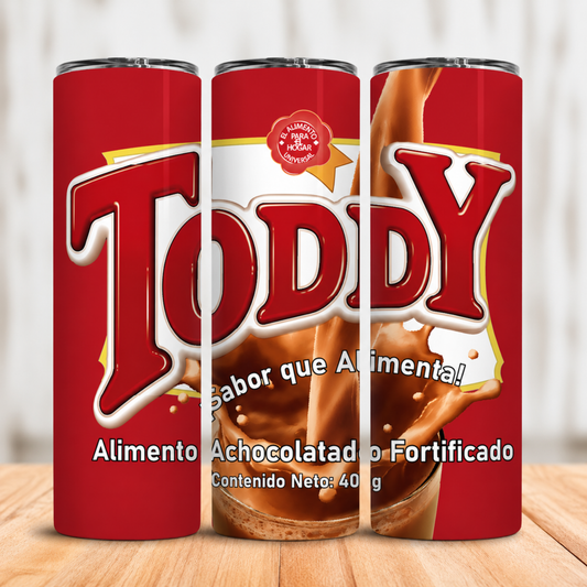 Vaso Térmico Toddy Sabor Tradicional con Pajita Venezuela 20oz