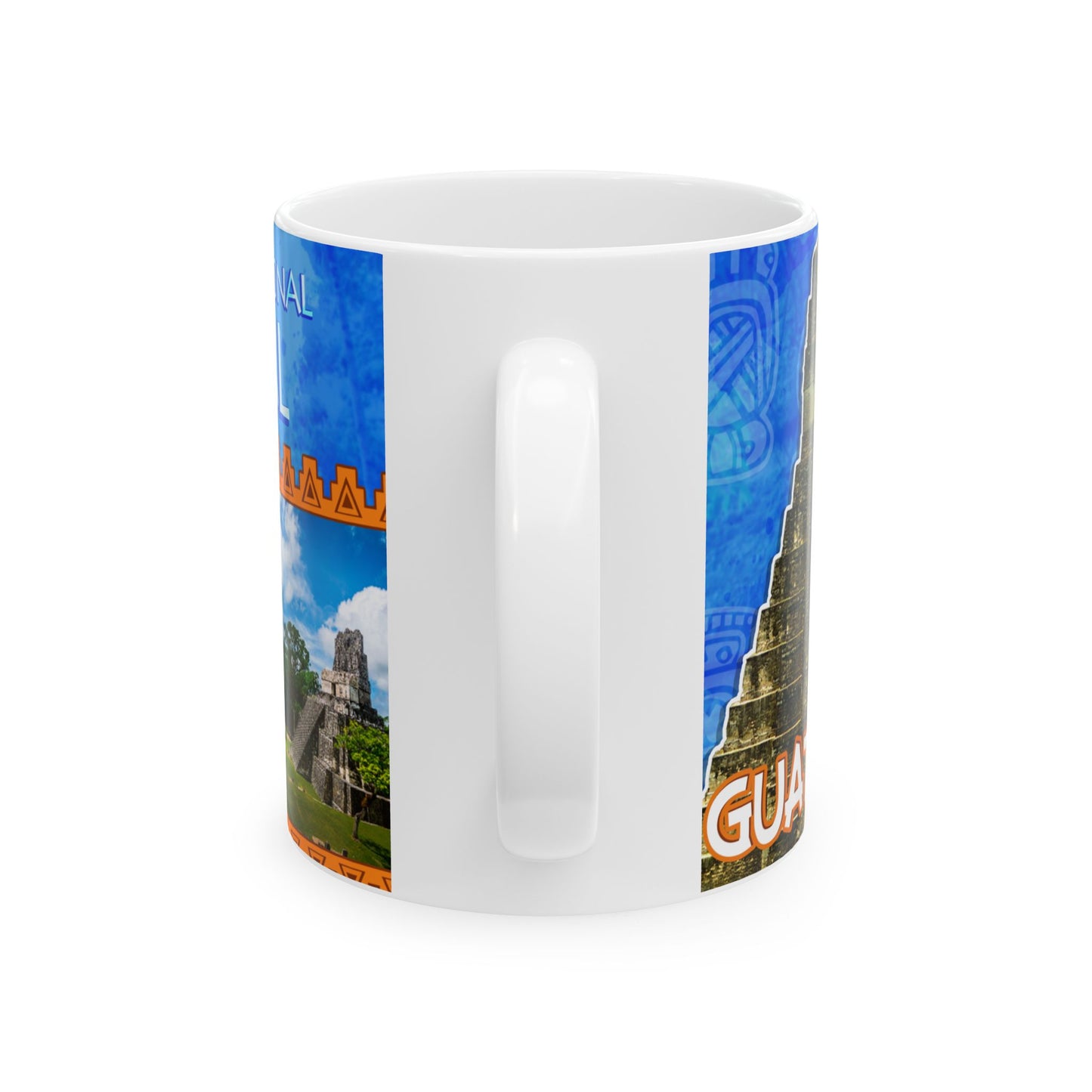 Guatemala Tikal Temple Ceramic Mug – Travel Souvenir Coffee Cup (11oz, 15oz)