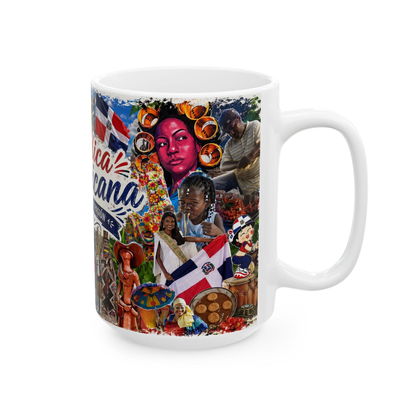 Taza "Orgullo Dominicano" - Edición Ritmo y Sabor (11oz, 15oz)