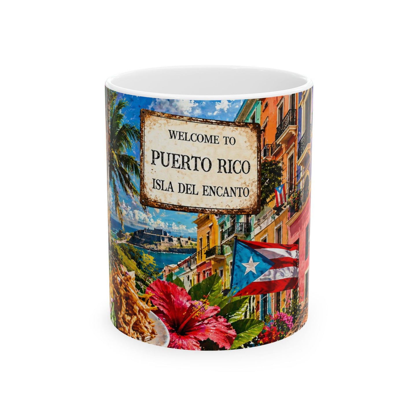Taza "Atardecer en el Viejo San Juan" - Edición Puerto Rico (11oz, 15oz)