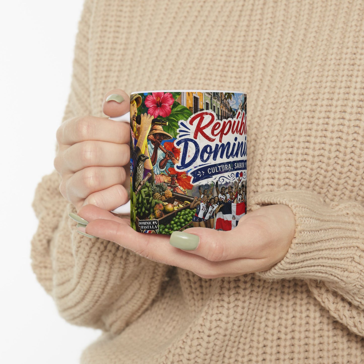 Taza "Orgullo Dominicano" - Edición Ritmo y Sabor (11oz, 15oz)