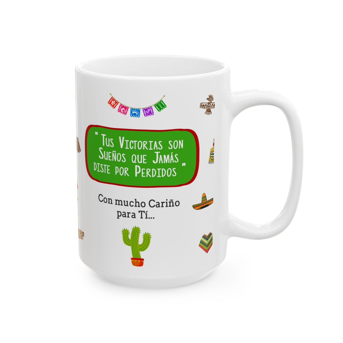 Mexican Pride Ceramic Mug – ¡Orgullo Mexicano! (11oz, 15oz)