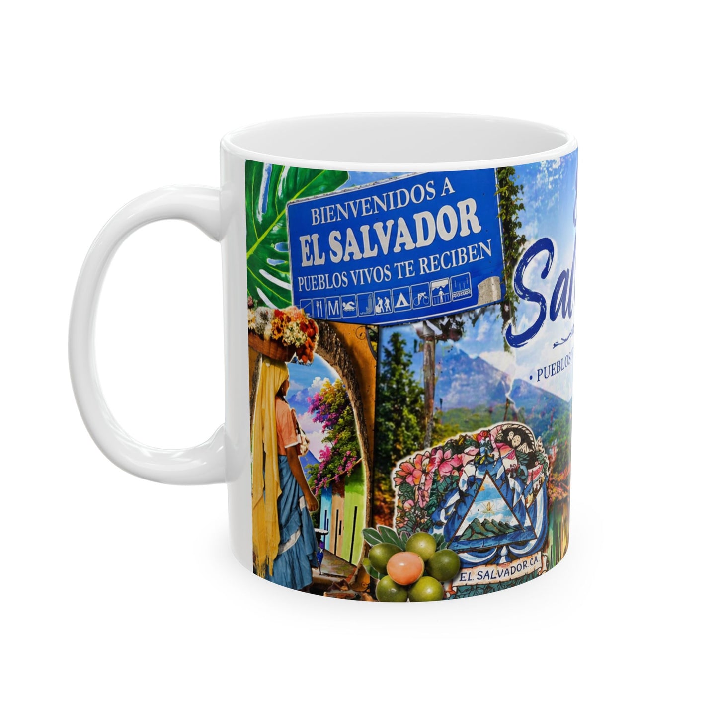 Taza "El Salvador: Pueblos Vivos" - Orgullo y Tradición (11oz, 15oz)