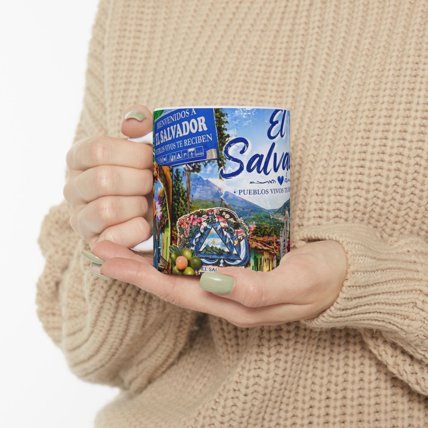 Taza "El Salvador: Pueblos Vivos" - Orgullo y Tradición (11oz, 15oz)
