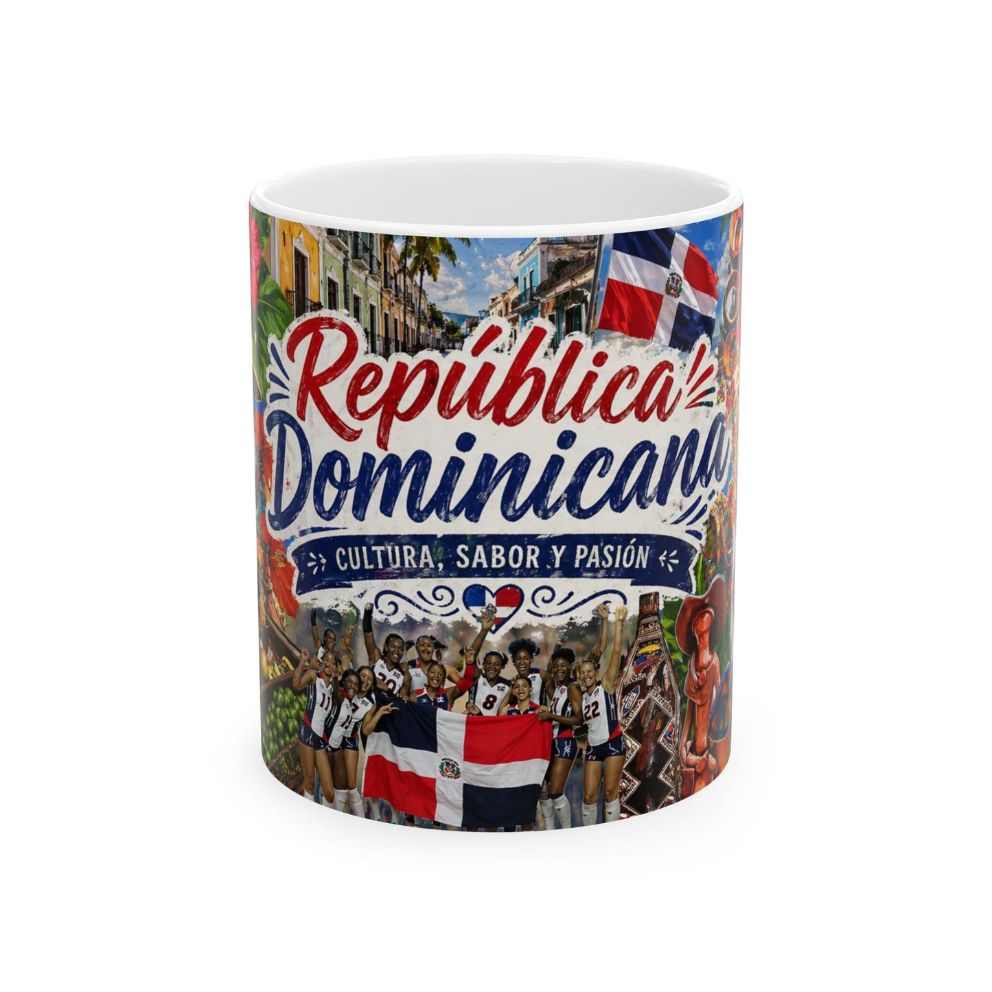 Taza "Orgullo Dominicano" - Edición Ritmo y Sabor (11oz, 15oz)