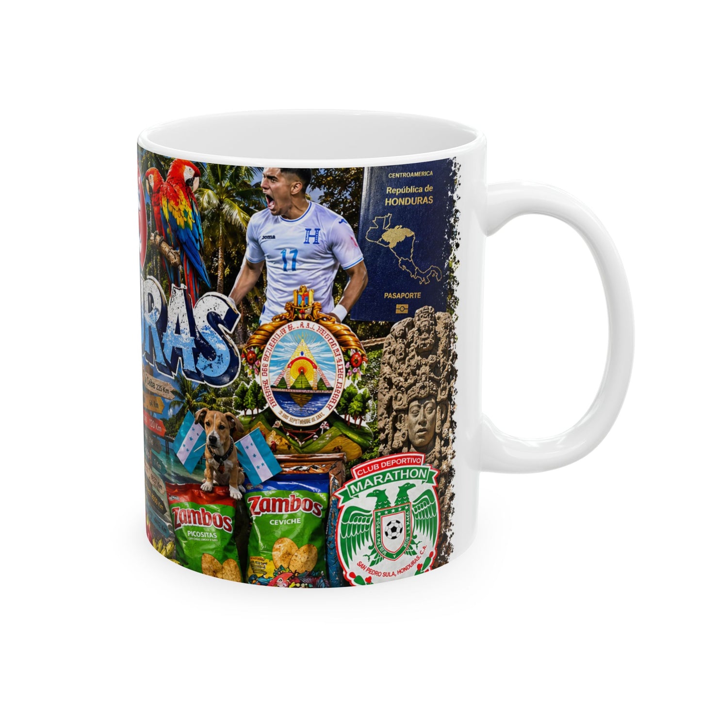 Taza "Honduras: Pasión y Garra" - Edición Selección & Orgullo (11oz, 15oz)