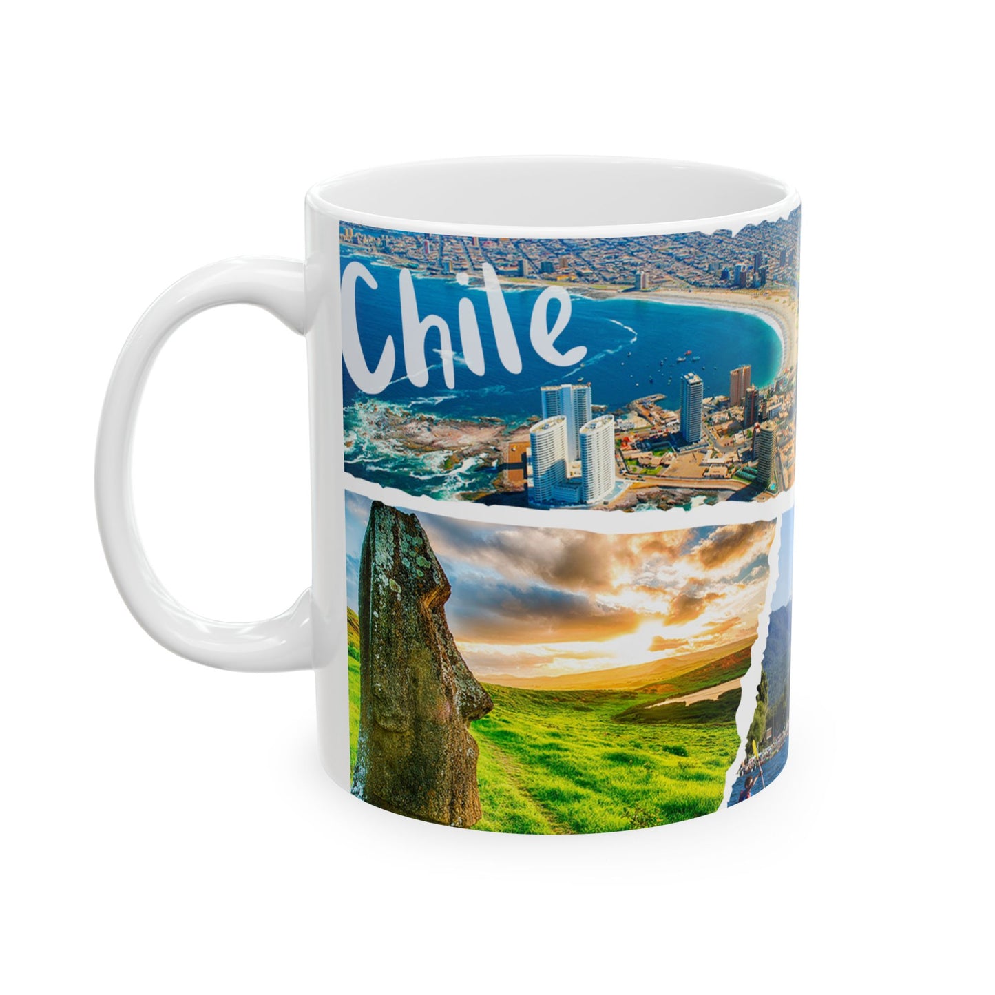 Taza "Chile: De Norte a Sur" - Colección Destinos Icónicos (11oz, 15oz)