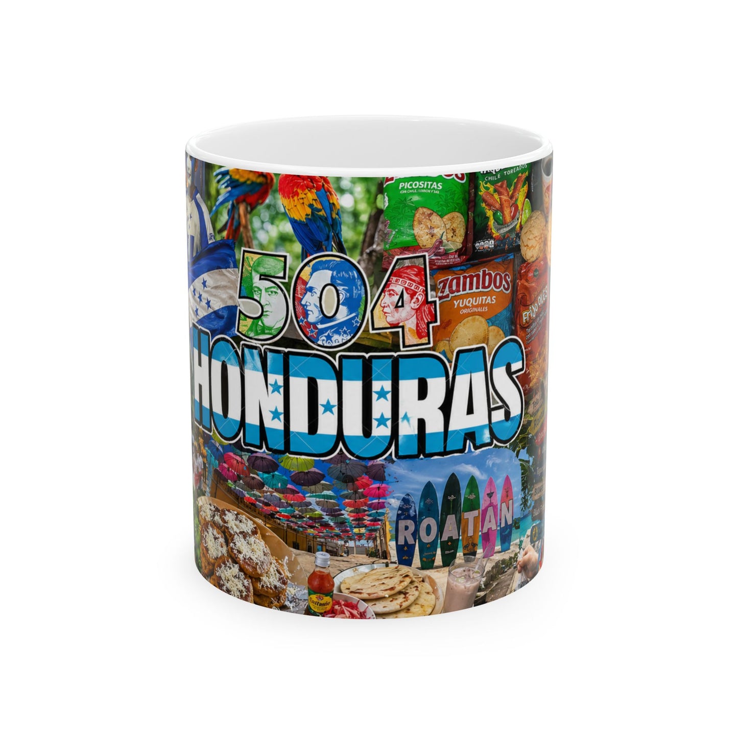Taza "Honduras 504" - Edición Especial Sabores & Tradición (11oz, 15oz)