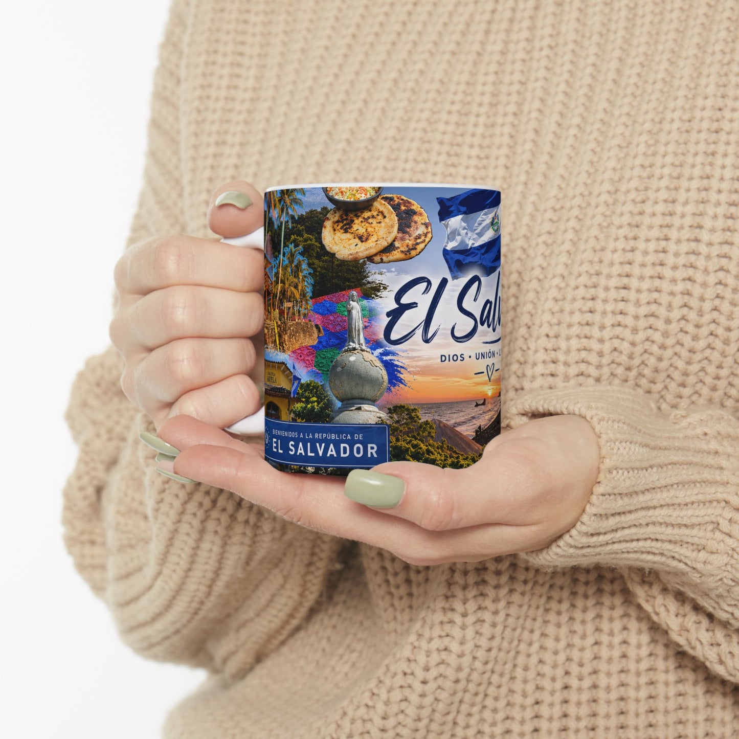 Taza "El Salvador: Destinos & Tradición" - Edición Paisaje Real (11oz, 15oz)