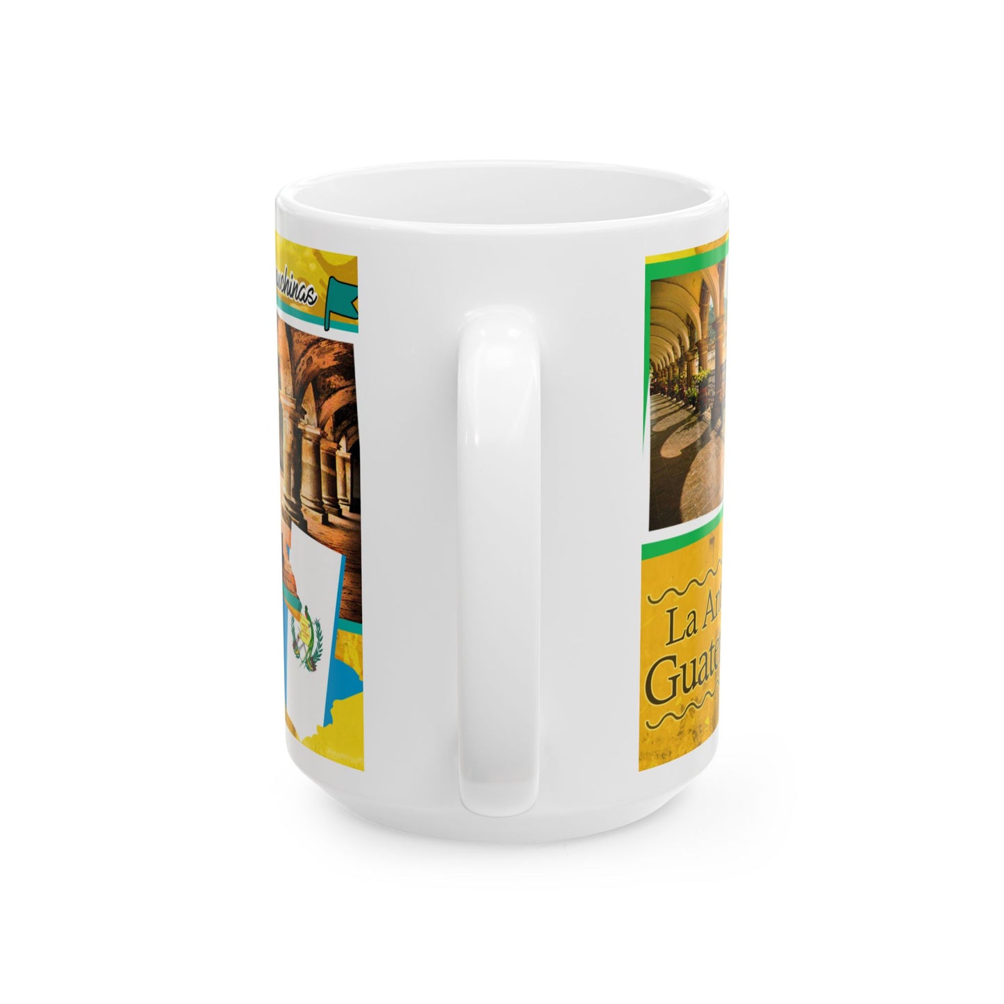 Guatemala Photo Collage Ceramic Mug – Antigua & Landmarks Travel Souvenir (11oz/15oz)
