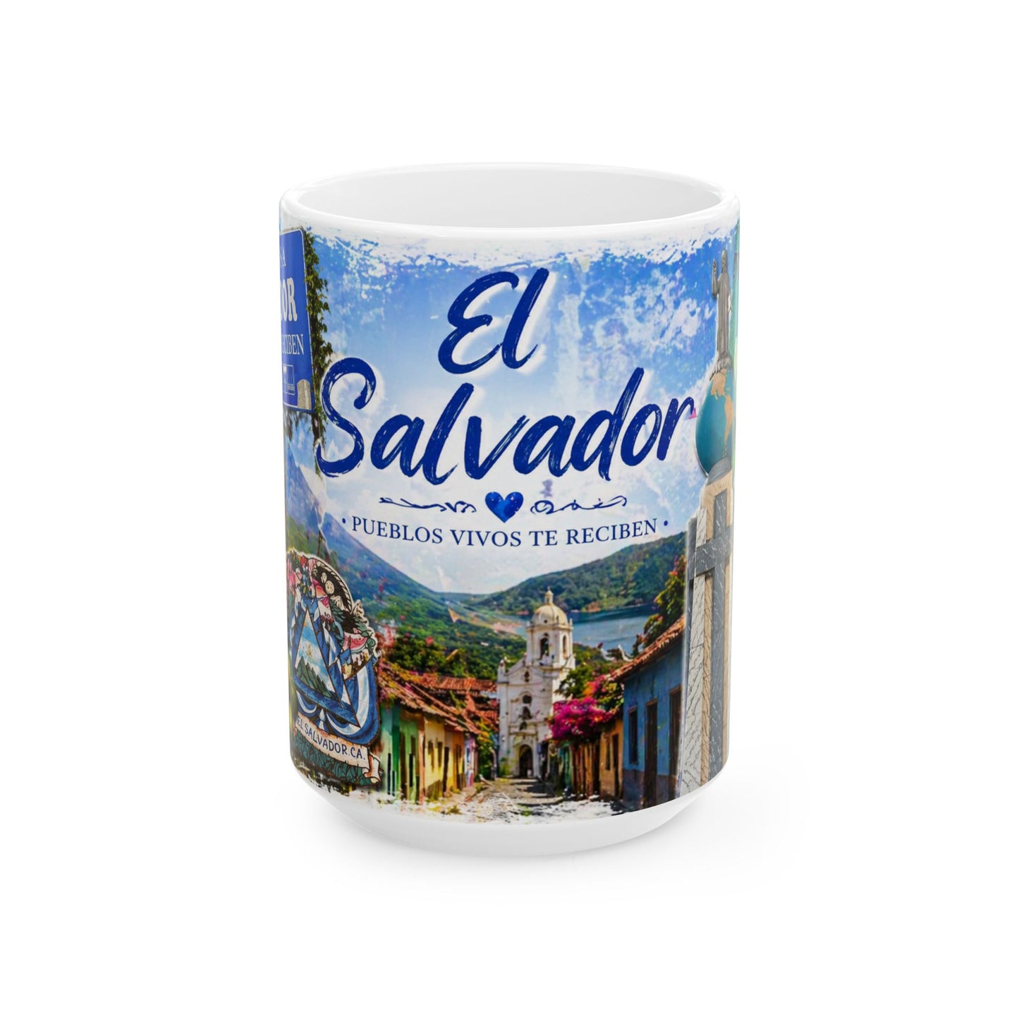 Taza "El Salvador: Pueblos Vivos" - Orgullo y Tradición (11oz, 15oz)
