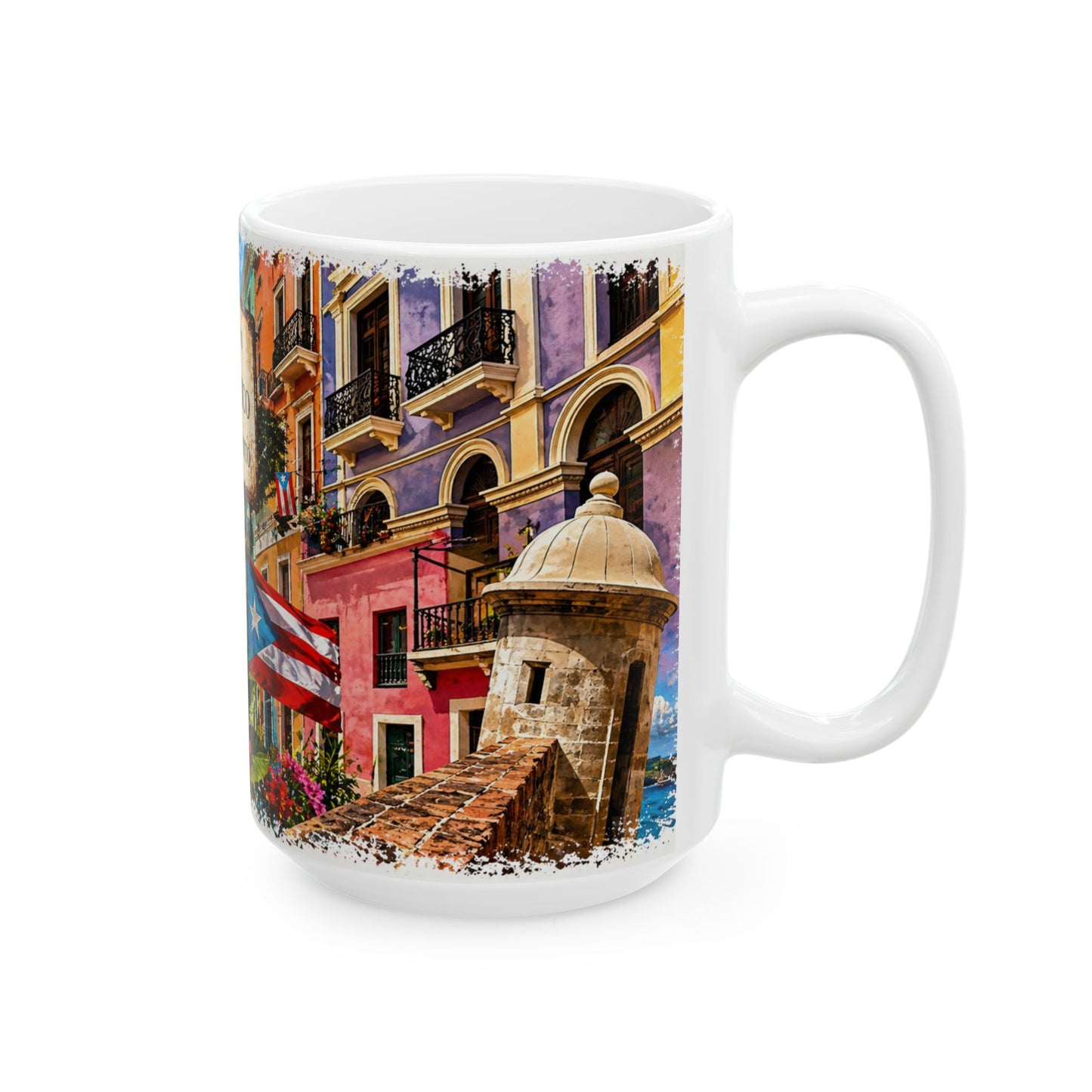 Taza "Atardecer en el Viejo San Juan" - Edición Puerto Rico (11oz, 15oz)