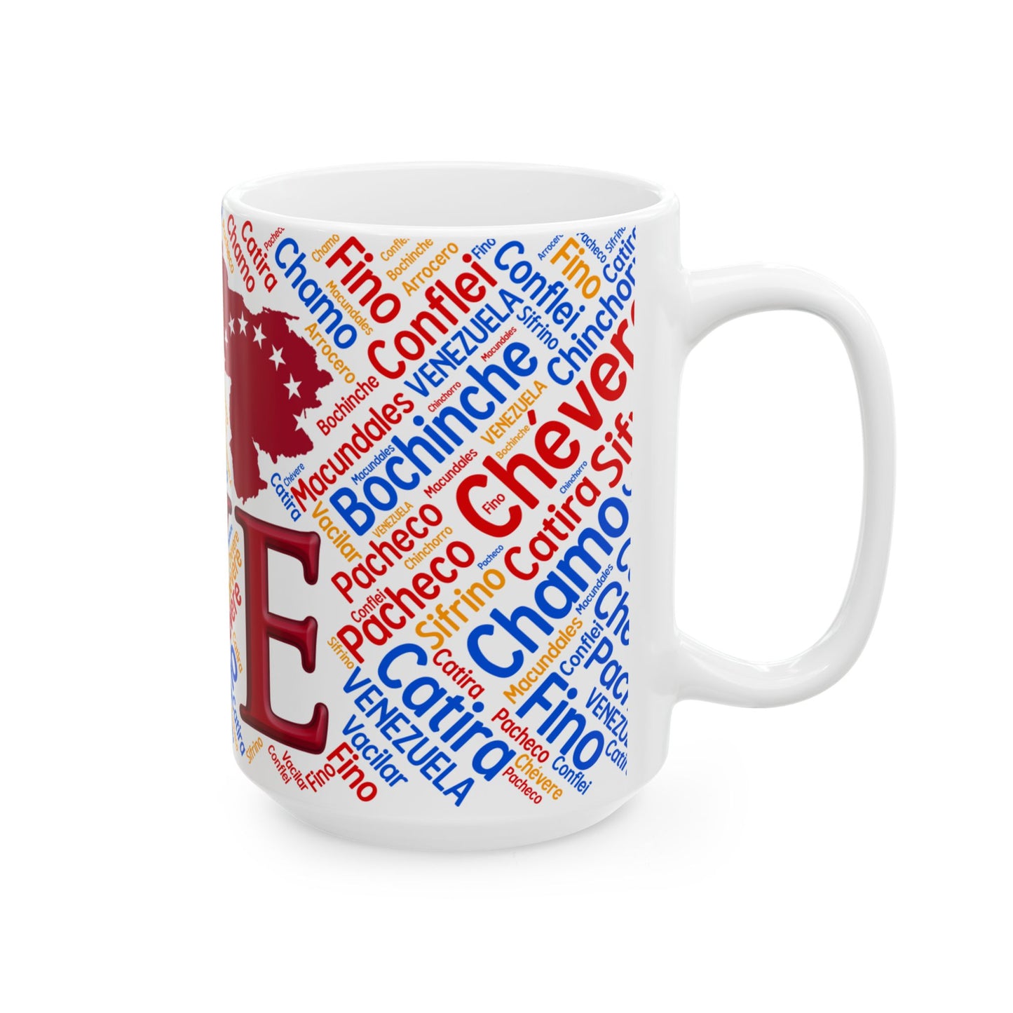 Love Venezuela Ceramic Mug – Venezuela Mug - Taza de Venezuela (11oz, 15oz)