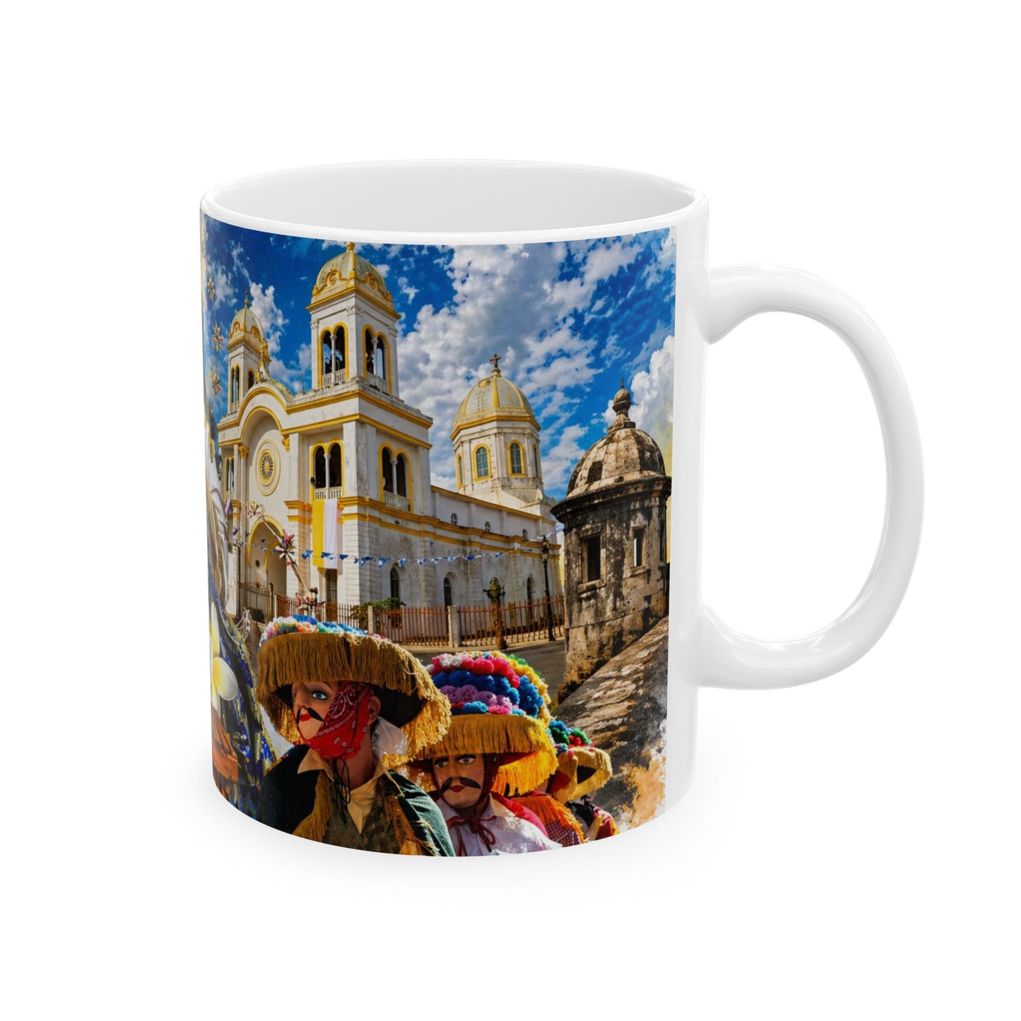 Taza "La Purísima" - Fe, Folclore y Orgullo Nicaragüense (11oz, 15oz)