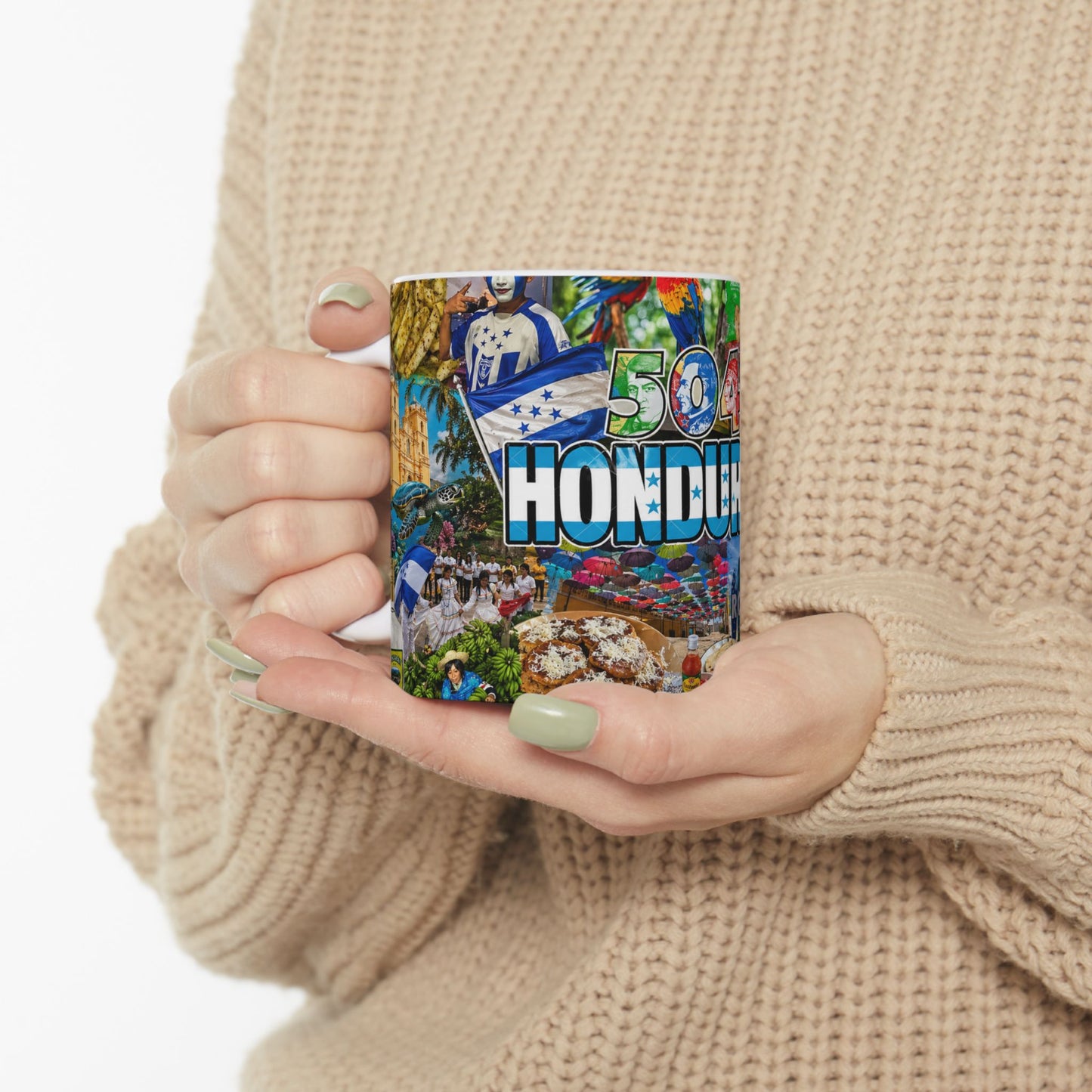 Taza "Honduras 504" - Edición Especial Sabores & Tradición (11oz, 15oz)