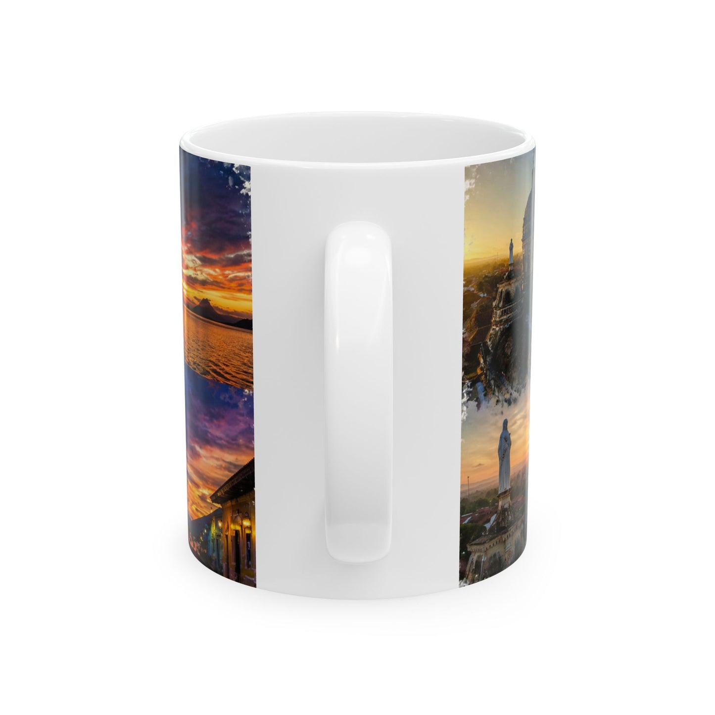 Taza "Atardecer en Granada" - Joya Colonial de Nicaragua (11oz, 15oz)