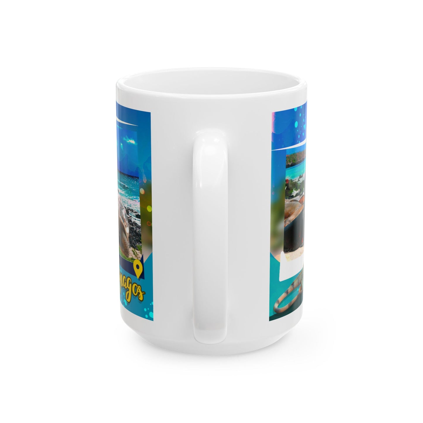 Galápagos Islands Wildlife Ceramic Mug - Ecuador Island Souvenir - Taza Ecuador (11oz, 15oz)