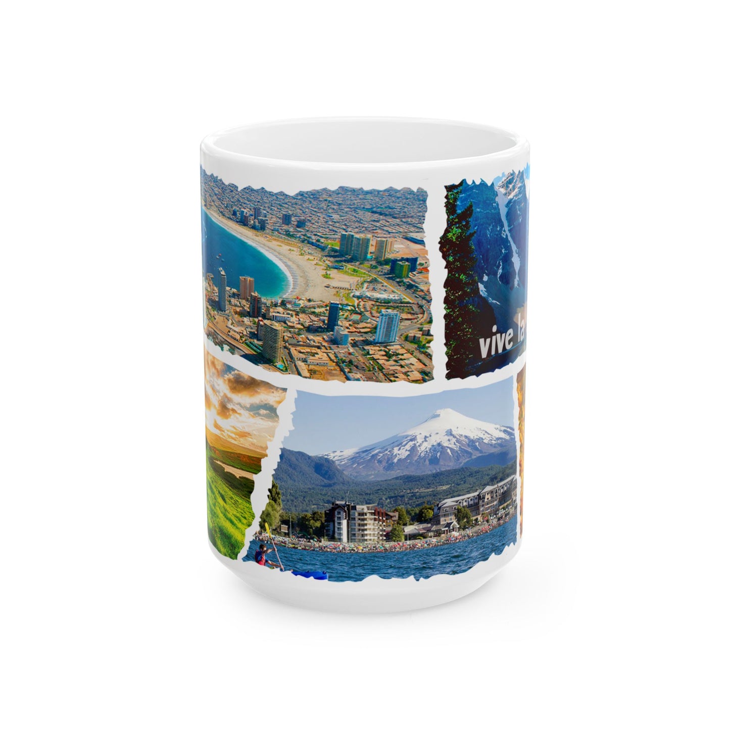 Taza "Chile: De Norte a Sur" - Colección Destinos Icónicos (11oz, 15oz)