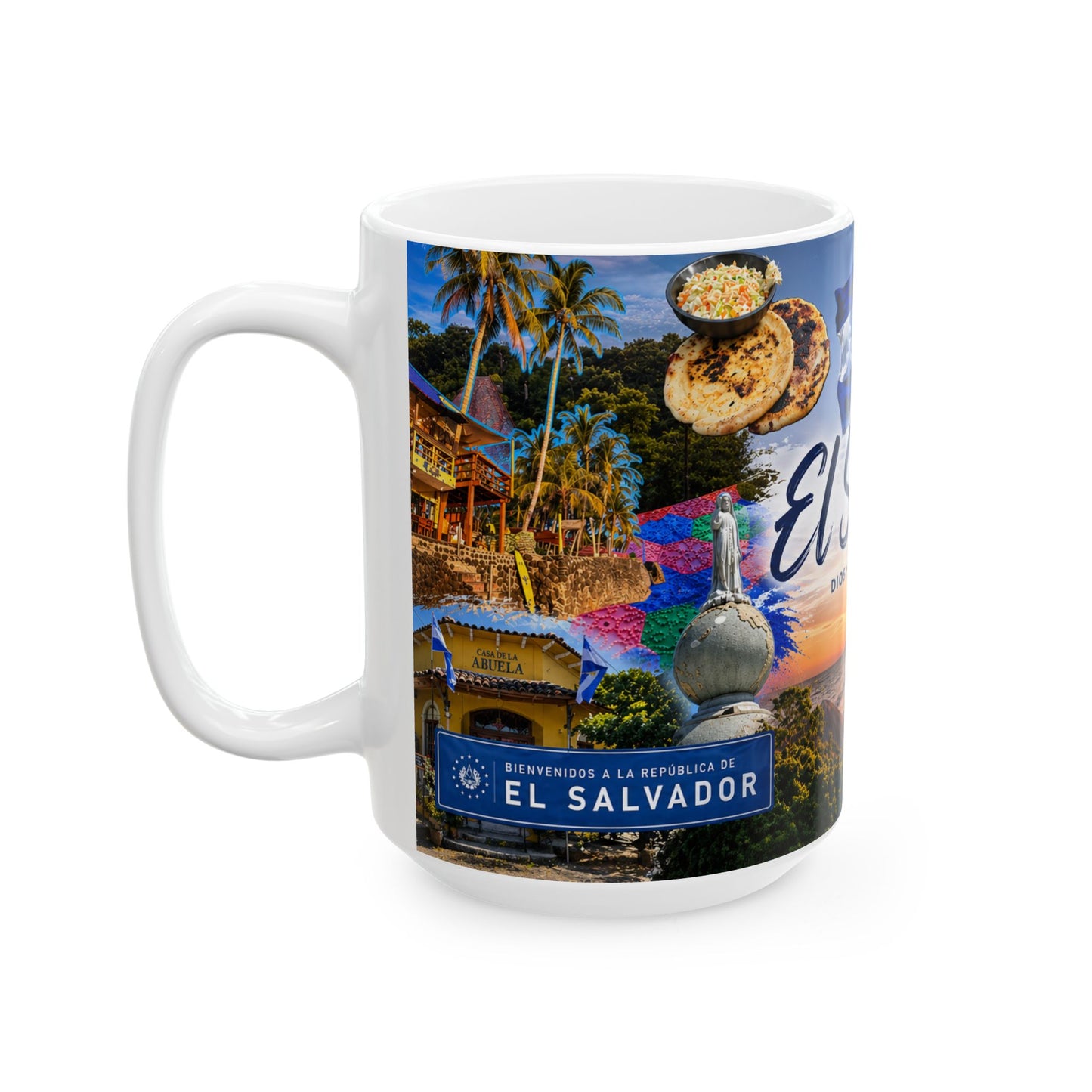 Taza "El Salvador: Destinos & Tradición" - Edición Paisaje Real (11oz, 15oz)