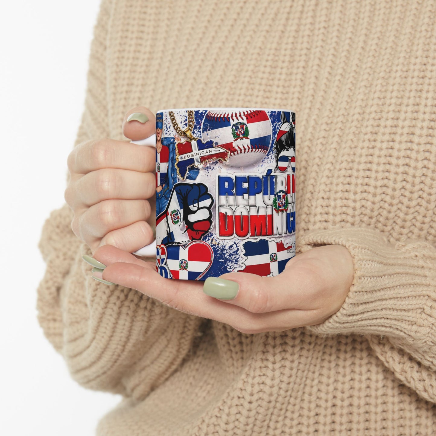 Taza "Dominicana de Pura Cepa" - Estilo Urbano & Orgullo (11oz, 15oz)