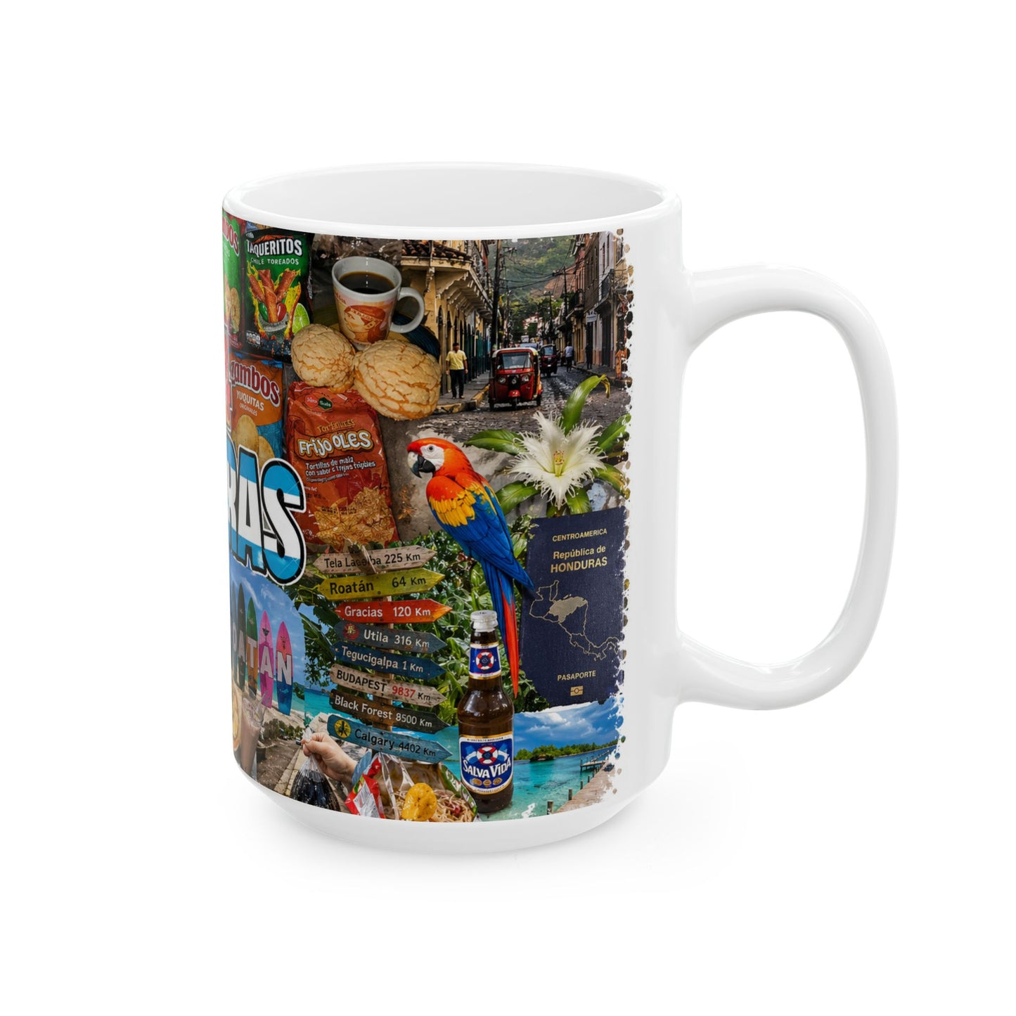 Taza "Honduras 504" - Edición Especial Sabores & Tradición (11oz, 15oz)