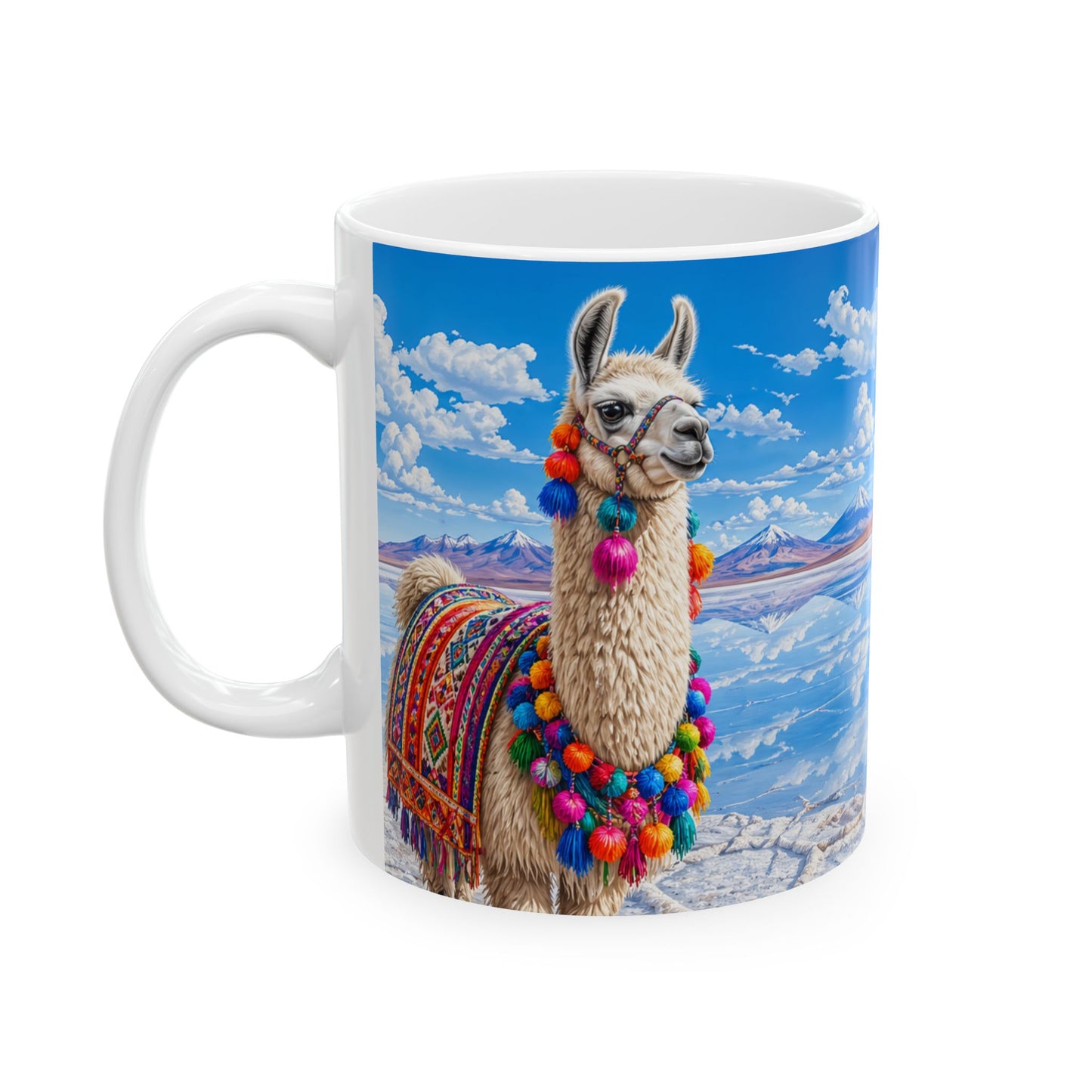 Taza Bolivia "Horizontes de Sal" – Edición Especial Llama y Altiplano - Bolivia Coffee Mug (11oz, 15oz)
