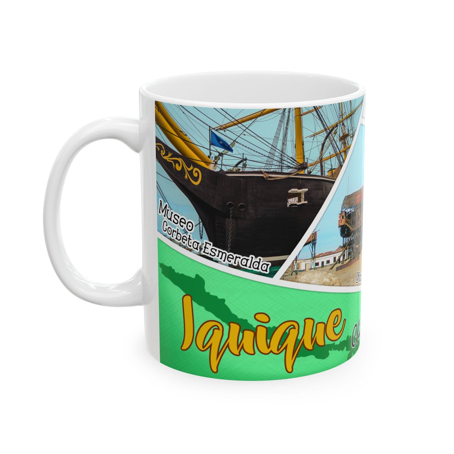 Taza "Iquique: Desierto y Aventura" - Tesoros del Norte de Chile (11oz, 15oz)