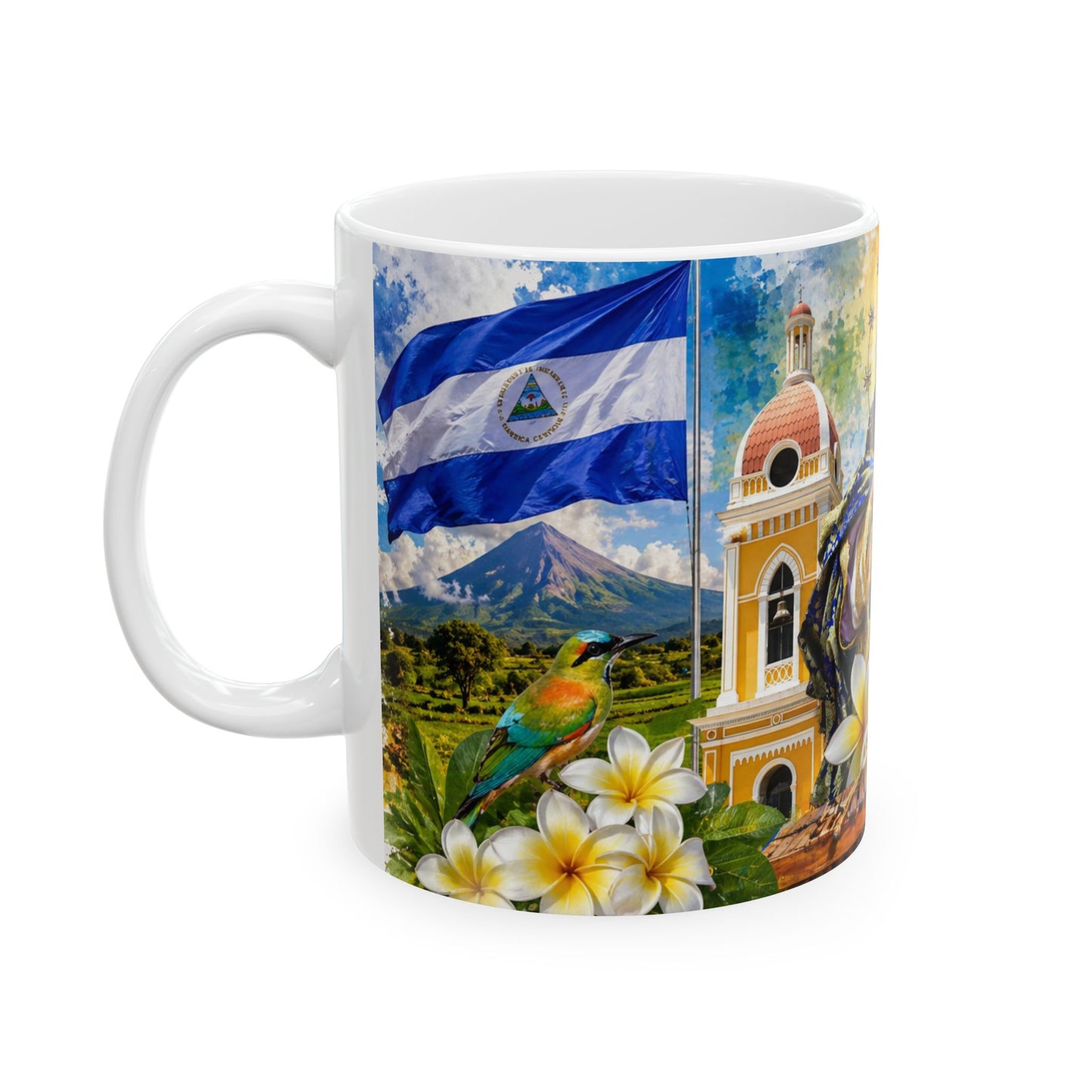 Taza "La Purísima" - Fe, Folclore y Orgullo Nicaragüense (11oz, 15oz)