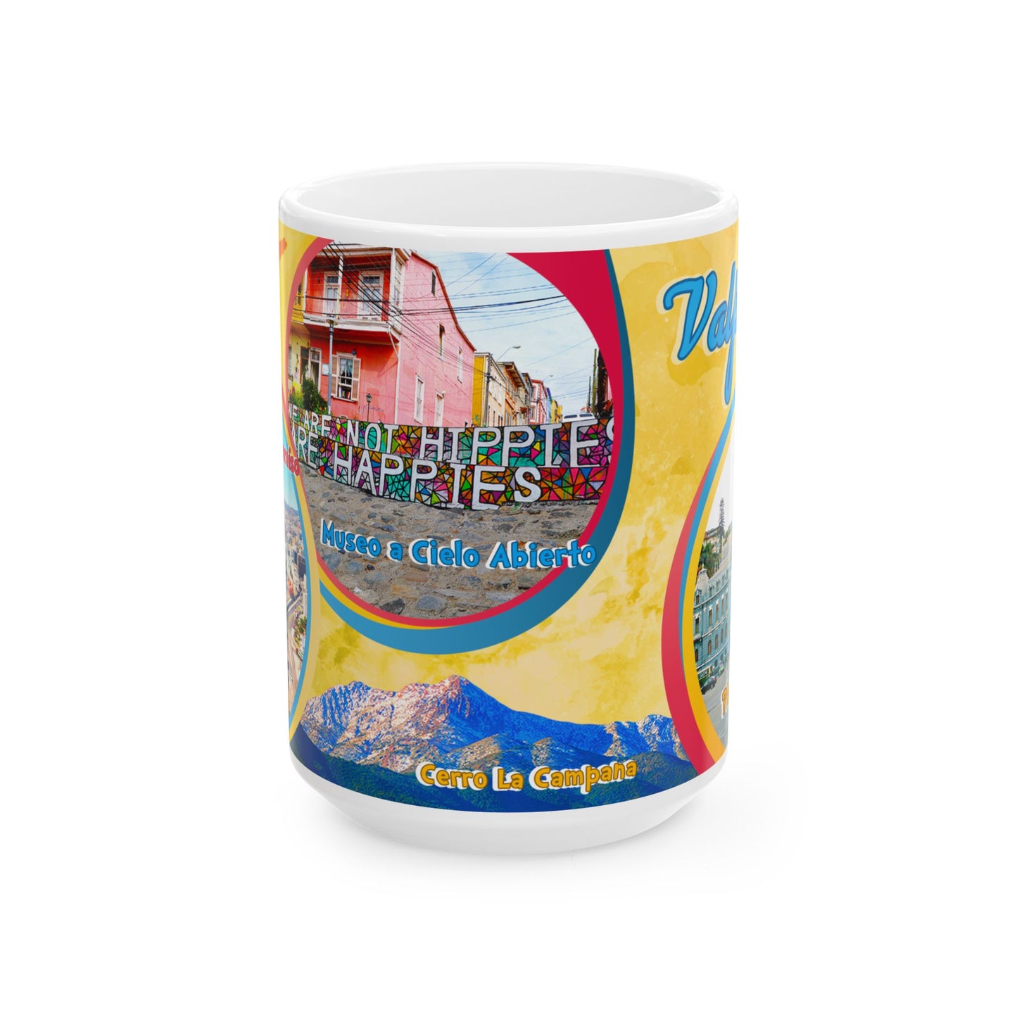 Taza "Valparaíso: Puerto de Colores" - Patrimonio de Chile (11oz, 15oz)