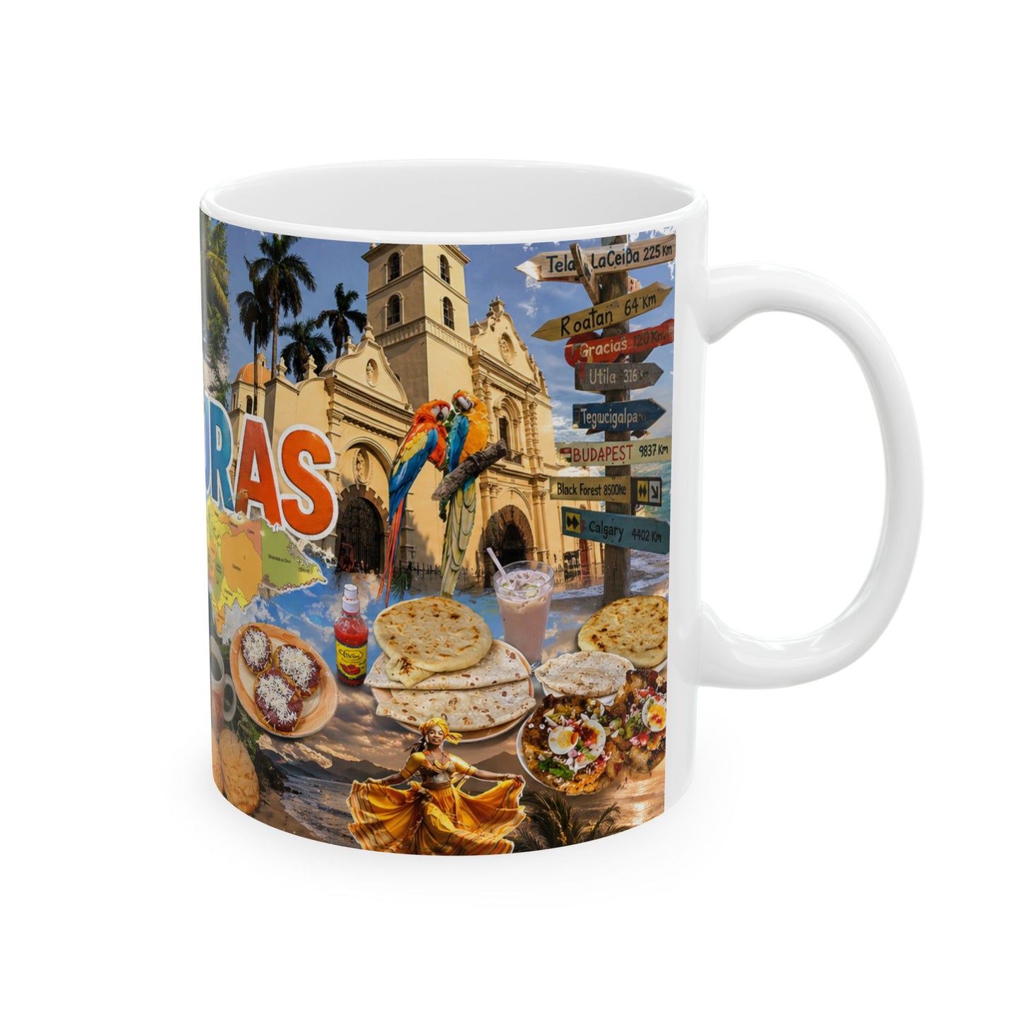 Taza "Honduras: Sabor y Naturaleza" - Colección Herencia Catracha (11oz, 15oz)