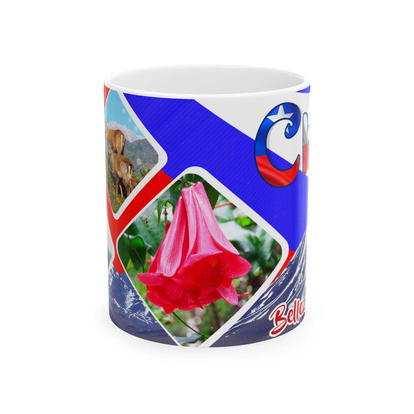 Taza "Chile: Belleza Natural" - Edición Cordillera & Fauna (11oz, 15oz)