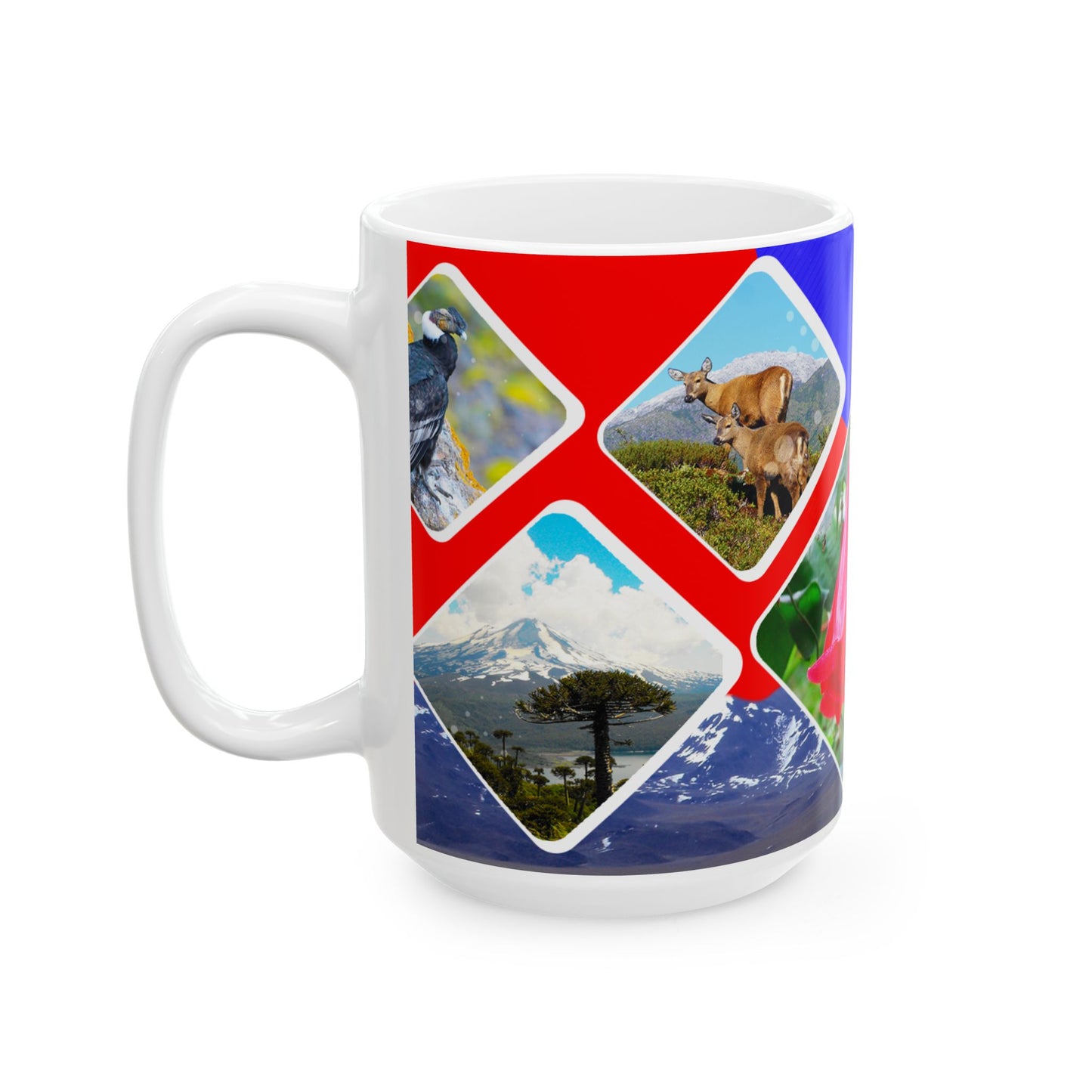 Taza "Chile: Belleza Natural" - Edición Cordillera & Fauna (11oz, 15oz)