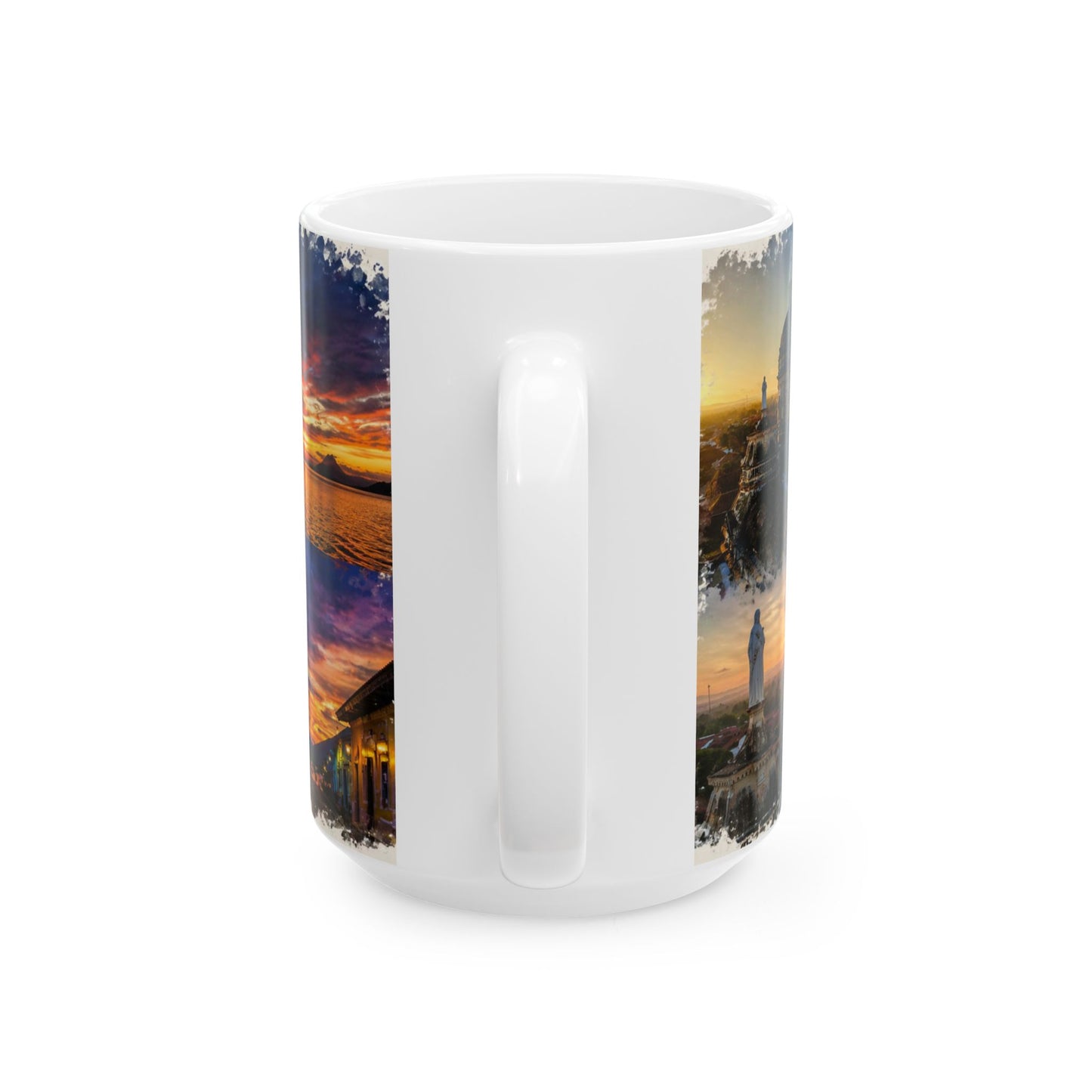 Taza "Atardecer en Granada" - Joya Colonial de Nicaragua (11oz, 15oz)