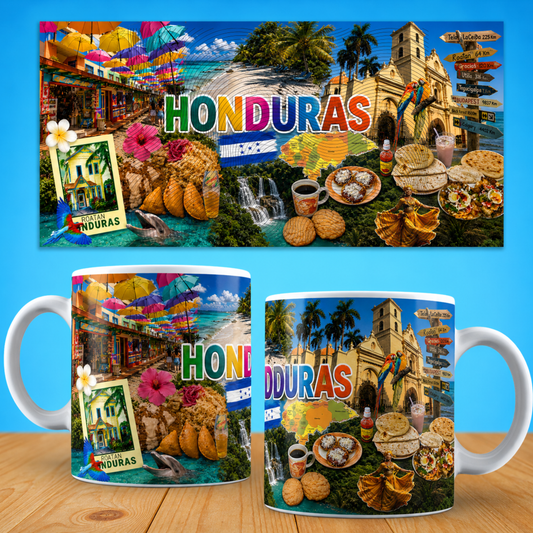 Taza "Honduras: Sabor y Naturaleza" - Colección Herencia Catracha (11oz, 15oz)