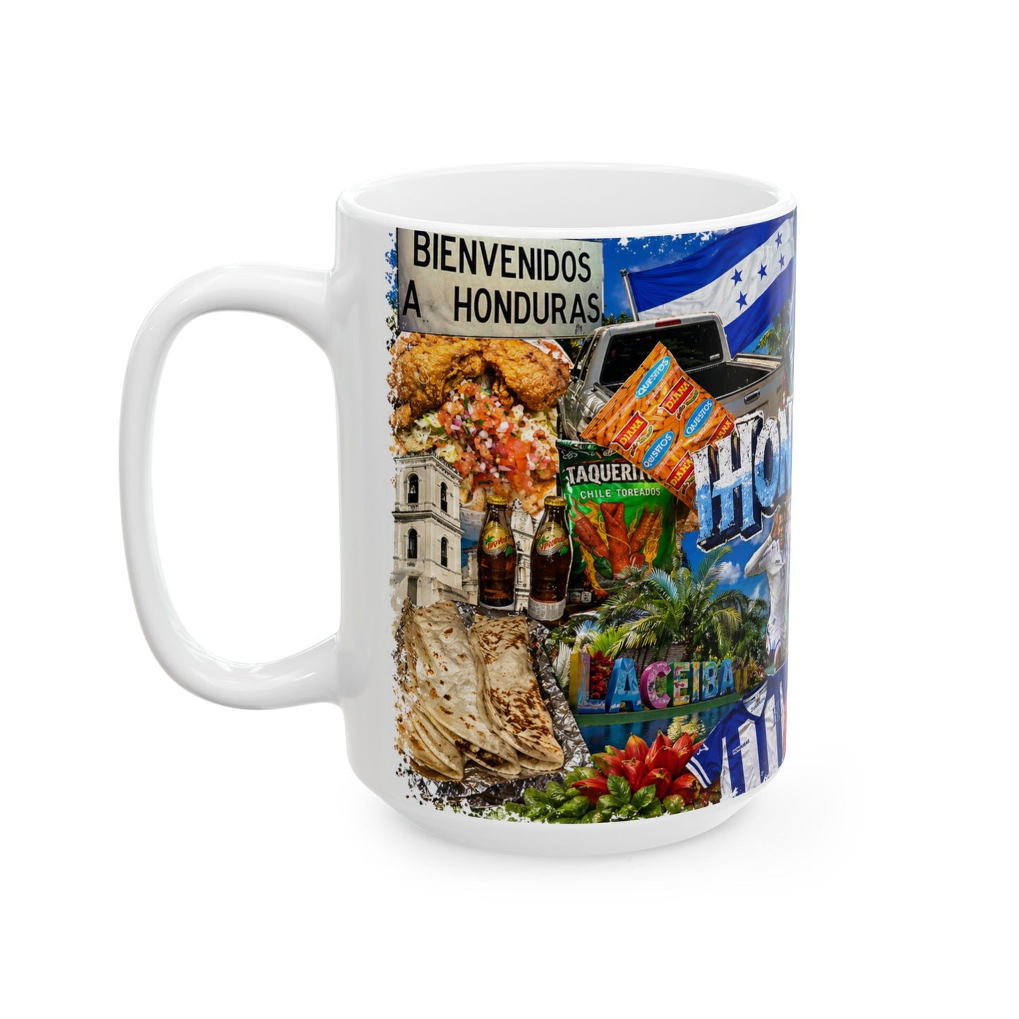 Taza "Honduras: Pasión y Garra" - Edición Selección & Orgullo (11oz, 15oz)