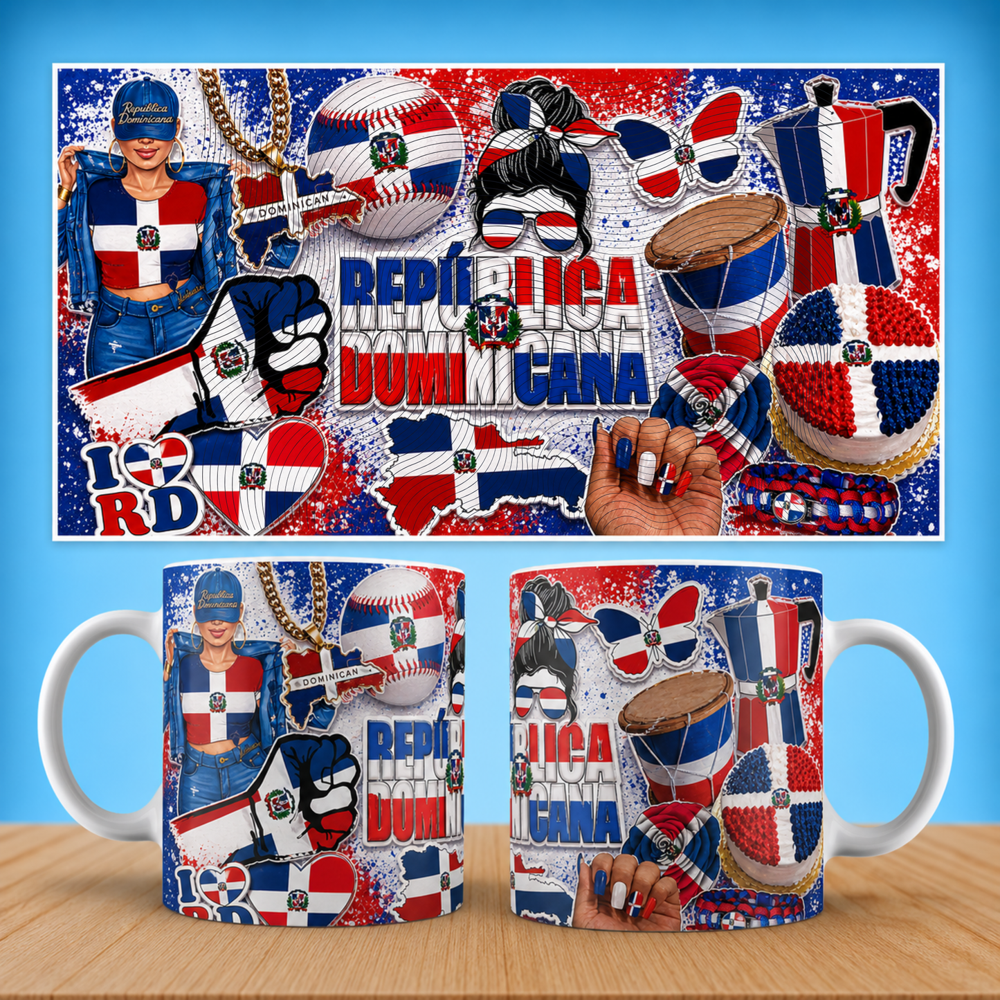 Taza "Dominicana de Pura Cepa" - Estilo Urbano & Orgullo (11oz, 15oz)
