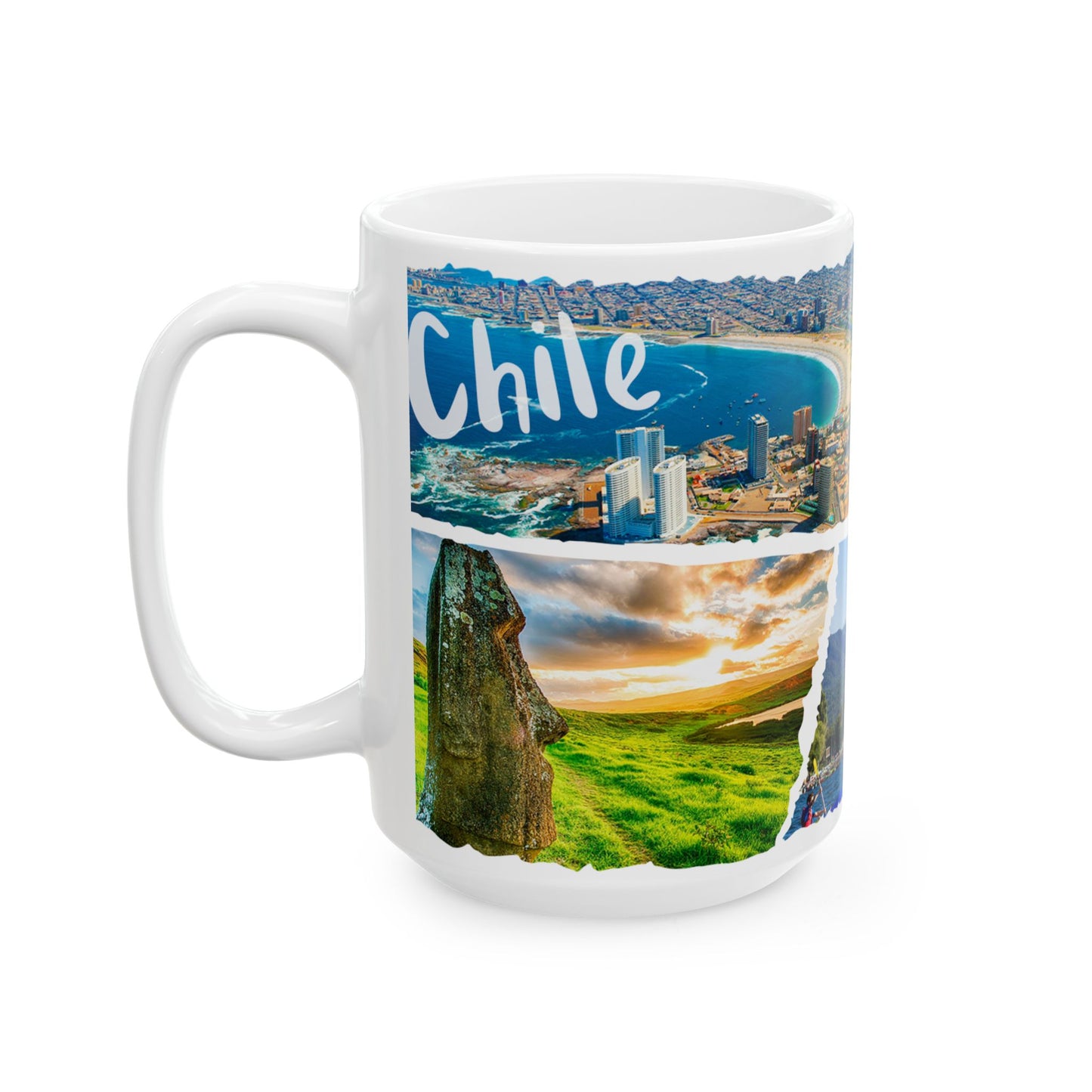 Taza "Chile: De Norte a Sur" - Colección Destinos Icónicos (11oz, 15oz)