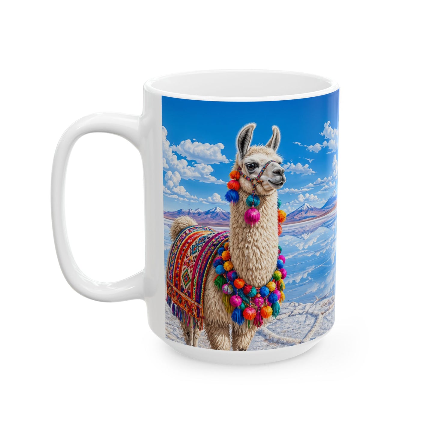 Taza Bolivia "Horizontes de Sal" – Edición Especial Llama y Altiplano - Bolivia Coffee Mug (11oz, 15oz)