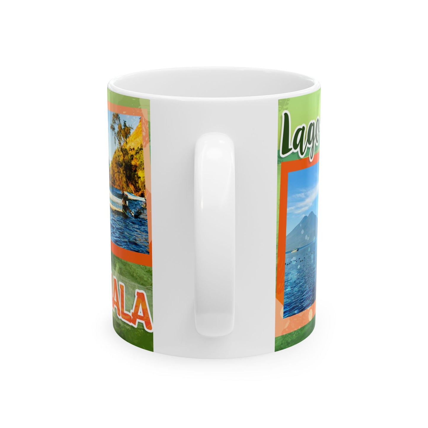 Guatemala Atitlán Ceramic Mug – Lake Atitlán Souvenir Coffee Cup (11oz/15oz)