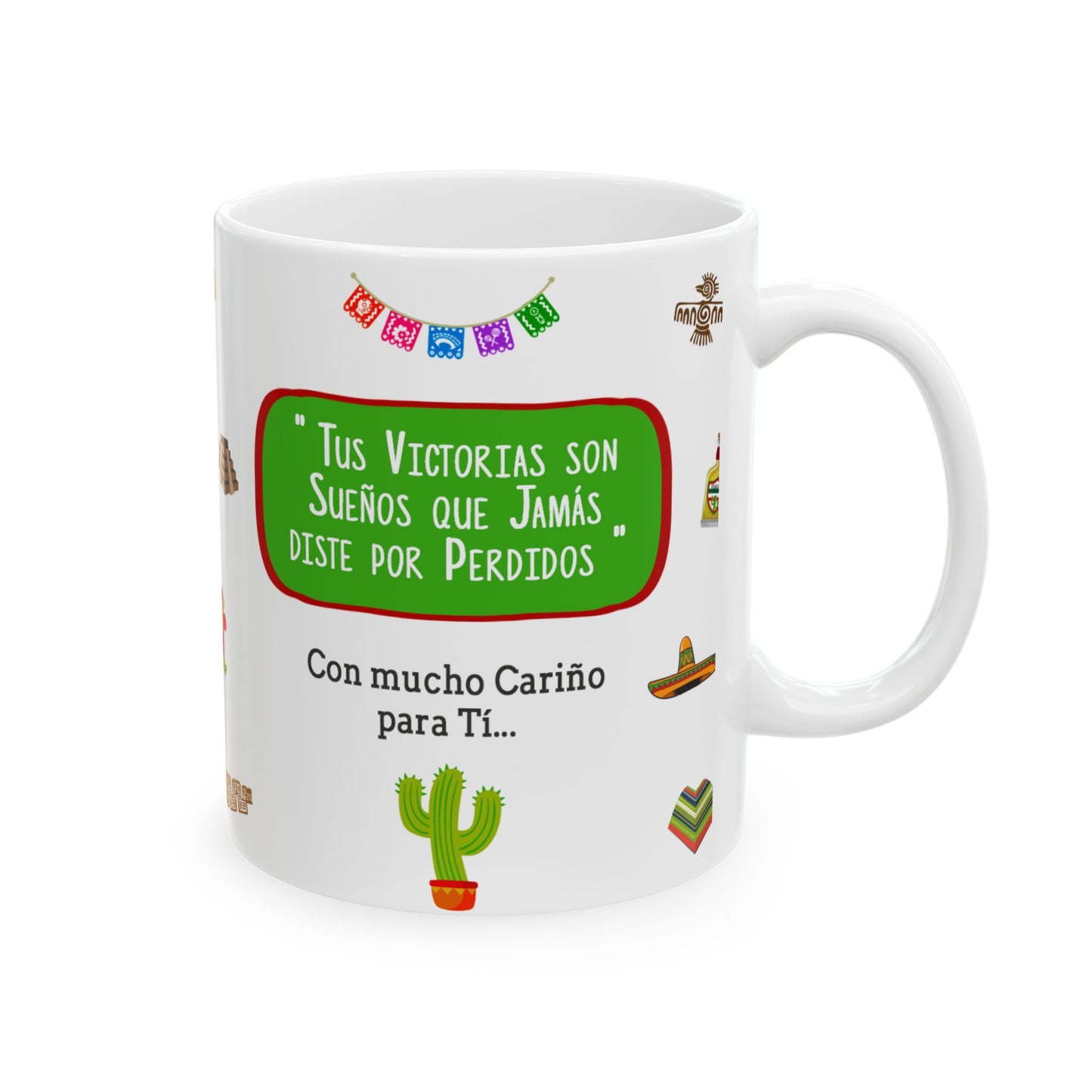 Mexican Pride Ceramic Mug – ¡Orgullo Mexicano! (11oz, 15oz)