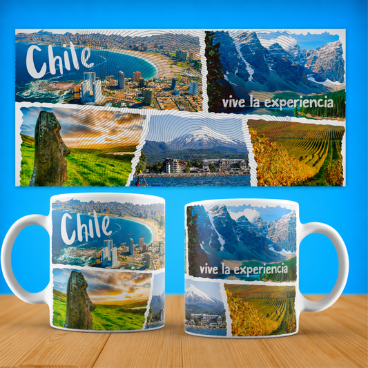 Taza "Chile: De Norte a Sur" - Colección Destinos Icónicos (11oz, 15oz)
